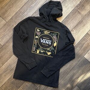 Vans long sleeve shirt with hood